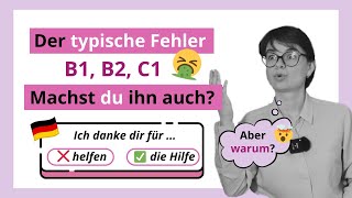 Der typische Fehler mit Präpositionen  B1 B2 C1  Erklärung  Übung  MiniUnterricht mit Yuliia [upl. by Kaliski]