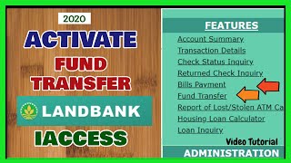 Landbank Fund Transfer Activation  Unable to Transfer No need to go to Landbank Branch [upl. by Elaen678]