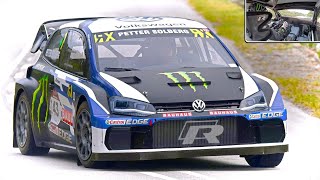 PETTER SOLBERG INSANE DRIVING  600Hp VW Polo R WRX SuperCar [upl. by Faucher]