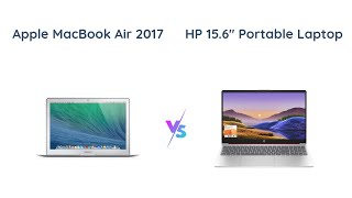 2017 Macbook Air vs HP 156 Laptop 🆚 Best Budget Laptop Comparison [upl. by Henig]