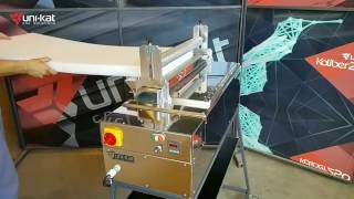 Roller Hot Melt Glue Applicator HMUK by Unikat CNC Solutions [upl. by Lizette]