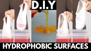 Hydrophobic Surfaces  DIY Hydrophobic Surface Experiment  dArtofScience [upl. by Means]