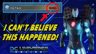 DCUO Should There Be a Cap on Marketplace Ally Favor XP on Live Server [upl. by Sisenej]