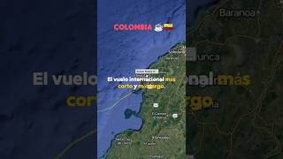 El vuelo internacional más corto y más largo de Colombia 🇨🇴carlosnomada vueloscolombia viajes [upl. by Pantia]