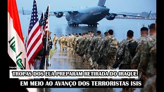 Tropas Dos EUA Preparam Retirada Do Iraque Em Meio Ao Avanço Dos Terroristas [upl. by Refennej]