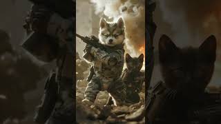 Cat amp Dog Air Force Military animation cat Force Military [upl. by Morty807]