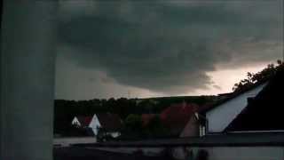 Schweres Gewitter 22052014 Schlüchtern [upl. by Uhp]