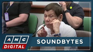 Duterte slams lawmakers forcing cop to confirm drug war system Its perjury  ANC [upl. by Tien]