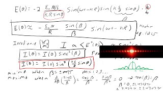 Fraunhofers Diffraction due to Double Slit or Two Slit Full Derivation AKTU Engineering Physics [upl. by Akiemahs]