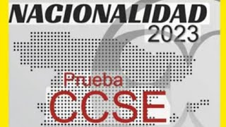 PART 22😍 CCSE 2023 PRUEBA NACIONALIDAD ESPAÑOLA CON AUDIO [upl. by Nauht649]