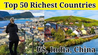 Richest countries in the world 2024  top 50 richest country in the world 2024  top countries list [upl. by Juakn444]