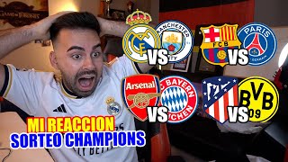 Hincha Madridista Reacciona al Sorteo Cuartos Champions Real Madrid vs Manchester City [upl. by Elocan]