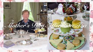 Mothers Day Afternoon Tea Recipes Flowers Setting the Table [upl. by Ahsinahs76]