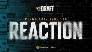 Picks 121 130 and 136  Instant Reaction  Jacksonville Jaguars [upl. by Icats574]