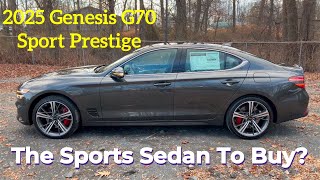 2025 Genesis G70 Sport Prestige The Sports Sedan To Buy [upl. by Aimee584]