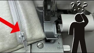 ZIP ON An overlocker EASY FIRST SERGER PROJECT  Perfect for Beginners overlocker sewingtips [upl. by Anastasio667]