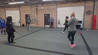 Scioto Open 2024  Lacey Eck vs Thomas Kesler Div A Longsword [upl. by Htinek]