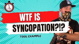 WTF is Syncopation Bass Guitar Music Theory Tool Example [upl. by Mcintosh]