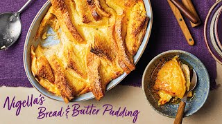 Nigellas SoWrongIt’sRight BreadandButter Pudding  Ocado [upl. by Solegnave126]