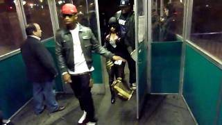 NICKI MINAJ leaving madison square garden after jay z concert 322010 [upl. by Irehj710]