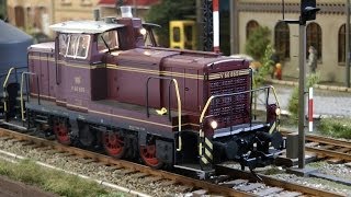 Modellbahn Spur 0 Nebenbahnhof Waldau Modulanlage von Frank Minten [upl. by Surdna]