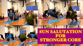 Sun salutations for stronger core [upl. by Inahs793]