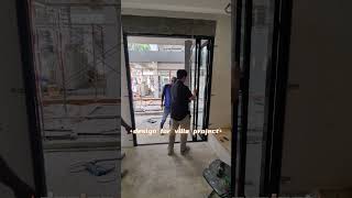 bifold door in Malaysiaaluminumdoor foldingdoors glassdoor [upl. by Azilem980]