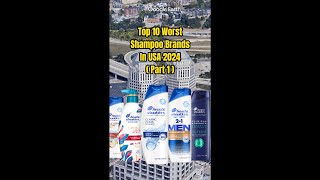 Top 10 Worst Shampoo Brands in the USA 2024  Part 1 🚫🧴 [upl. by Akiraa849]