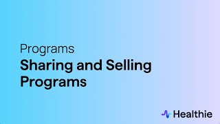 Sharing and Selling Programs [upl. by Eseryt442]