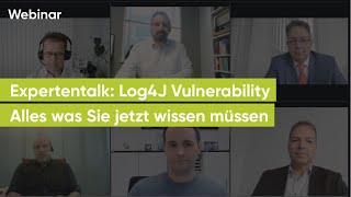 SITSExpertentalk Log4J Vulnerability  Alles was Sie jetzt wissen müssen [upl. by Airahs]