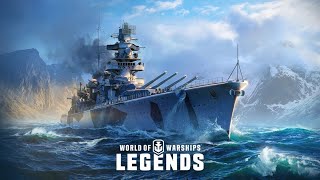 World of Warship Legends  V25 Game Play [upl. by Dnalra820]