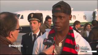 Balotelli First Interview With Milan channel As A Milan Player [upl. by Llirret410]