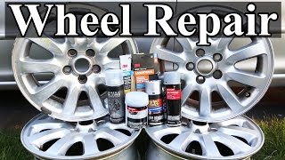 How to Repair Wheels with Curb Rash and Scratches [upl. by Yniar81]