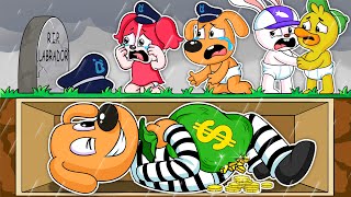 LABRADOR Is BURIED ALIVE  BUT Not ALONE  Very Happy Story  Sheriff Labrador Animation [upl. by Elurd521]