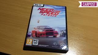 Need For Speed Payback PC DVD Overview Unboxing  CarPost [upl. by Eenet]