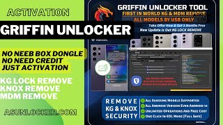 How To Active Griffin unlocker tool  Griffin unlocker Activation [upl. by Htide]