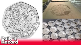 Royal Mint 50p coin marks 80th anniversary of DDay landings [upl. by Belvia]