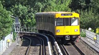 UBahn Berlin  Züge auf der U6 Mix HD [upl. by Neeruan2]