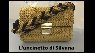 Tutorial Manici per borsa alluncinetto Tracolla borsa uncinetto [upl. by Ynohtona]