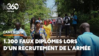 Recrutement dans l’armée camerounaise 1312 faux diplômes détectés [upl. by Ahsataj822]