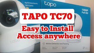 TPLink TAPO TC70 CCTV Camera Review  Easy to Install [upl. by Irfan1]