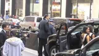 The Great Khali Leaves WrestleMania 29 Press Conference In NYC [upl. by Michella]