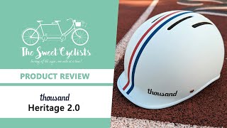 Thousand Heritage 20 Urban Cycling Helmet Review  feat Magnetic Buckle  PopLock  Taillight [upl. by Eisdnyl]