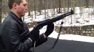 Airsoft ShellEjecting Gas M1014  Benelli M4 Live Fire [upl. by Anassor]