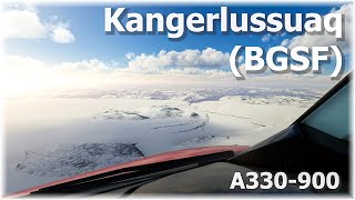 MSFS Kangerlussuaq  A330 GoAround  Landing [upl. by Ainocal]