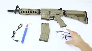 Cyma M4 CQB Gel Blaster Review and Shooting Test [upl. by Bordie]