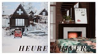 HEURE D´HIVER  Cozy Winter Home  The Sims 4 CC Build [upl. by Irelav440]