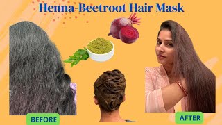 HOW DO YOU DYE YOUR HAIR WITH HENNA AND BEETROOT HOW TO MAKE MEHENDI FOR HAIR AT HOMEDIY HENNA DYE [upl. by Attevaj434]