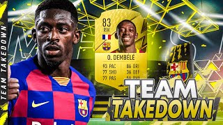 FIFA 22  83 Ousmane Dembele Team Takedown [upl. by Muna]