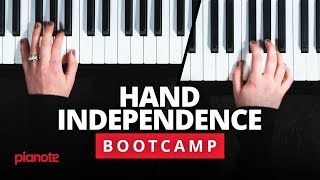 Hand Independence Bootcamp  Piano Lesson [upl. by Clayberg]